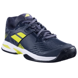 Dětská tenisová obuv Babolat Propulse Clay Junior Boy Grey/Aero