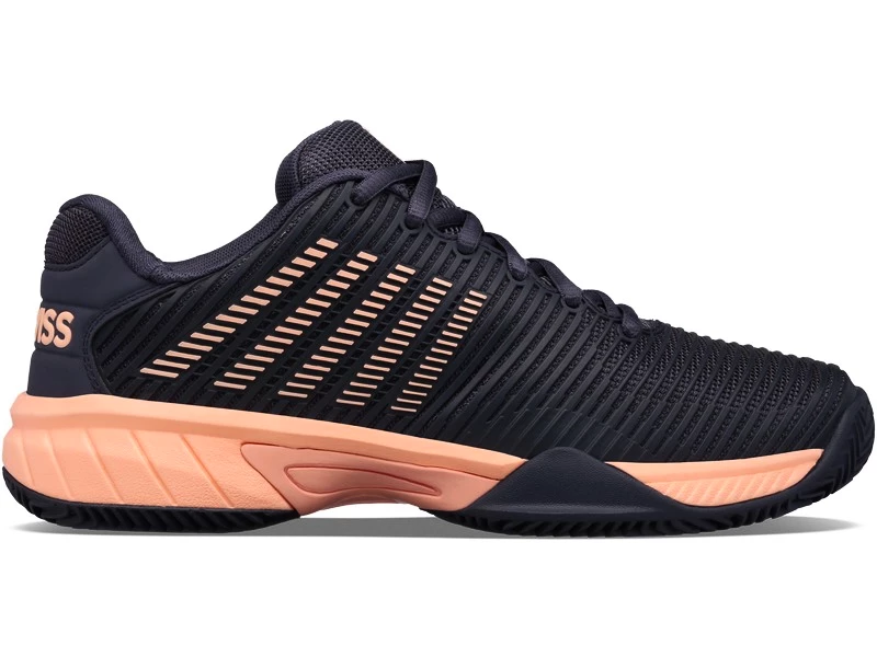 Dětská tenisová obuv K-Swiss  Hypercourt Express 2 HB Graystone/Peach