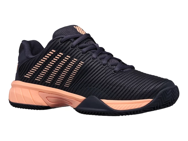 Dětská tenisová obuv K-Swiss  Hypercourt Express 2 HB Graystone/Peach