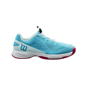 Dětská tenisová obuv Wilson Rush Pro 4.0 JR QL Scuba Blue  UK 5,5