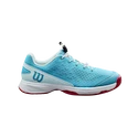 Dětská tenisová obuv Wilson Rush Pro 4.0 JR QL Scuba Blue  UK 5,5
