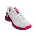 Dětská tenisová obuv Wilson Rush Pro Jr L White/Beet Red