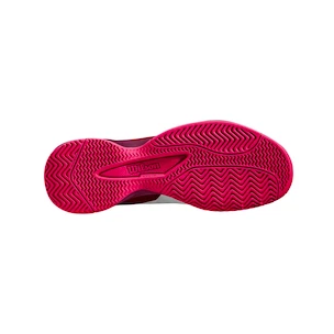 Dětská tenisová obuv Wilson Rush Pro Jr L White/Beet Red