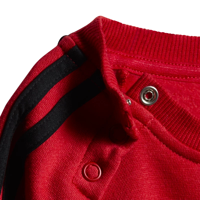 Dětská tepláková souprava adidas 3-Stripes Manchester United FC červeno-černá