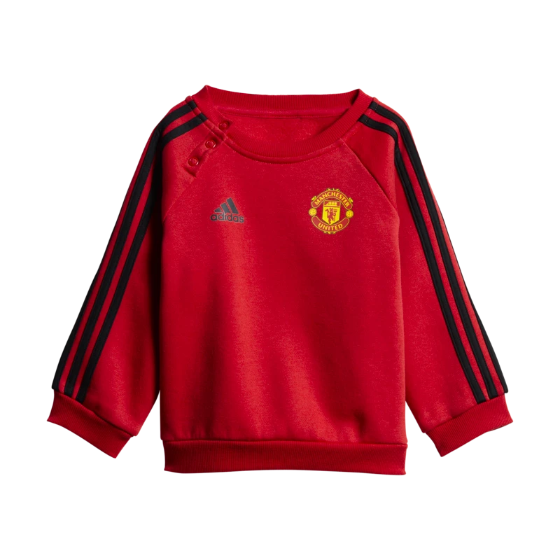 Dětská tepláková souprava adidas 3-Stripes Manchester United FC červeno-černá