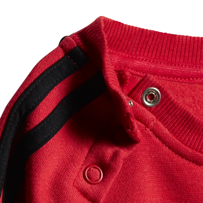 Dětská tepláková souprava adidas 3-Stripes Manchester United FC červeno-černá