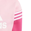 Dětská tepláková souprava adidas  Badge Of Sport Bold Blue Fleece Light Pink