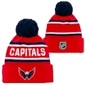 Dětská zimní čepice Outerstuff JACQUARD Cuffed Knit With Pom NHL Washington Capitals