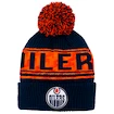 Dětská zimní čepice Outerstuff Pattern Jacquard Cuff Pom NHL Edmonton Oilers