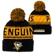 Dětská zimní čepice Outerstuff Pattern Jacquard Cuff Pom NHL Pittsburgh Penguins