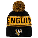 Dětská zimní čepice Outerstuff Pattern Jacquard Cuff Pom NHL Pittsburgh Penguins