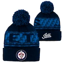 Dětská zimní čepice Outerstuff Pattern Jacquard Cuff Pom NHL Winnipeg Jets