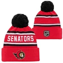 Dětská zimní čepice Outerstuff  WORDARK JACQUARD CUFF POM OTTAWA SENATORS