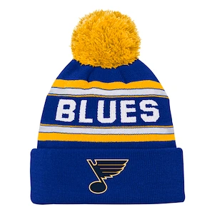 Dětská zimní čepice Outerstuff  WORDARK JACQUARD CUFF POM ST. LOUIS BLUES