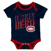 Dětské body Outerstuff Triple Clapper NHL Montreal Canadiens 3 ks