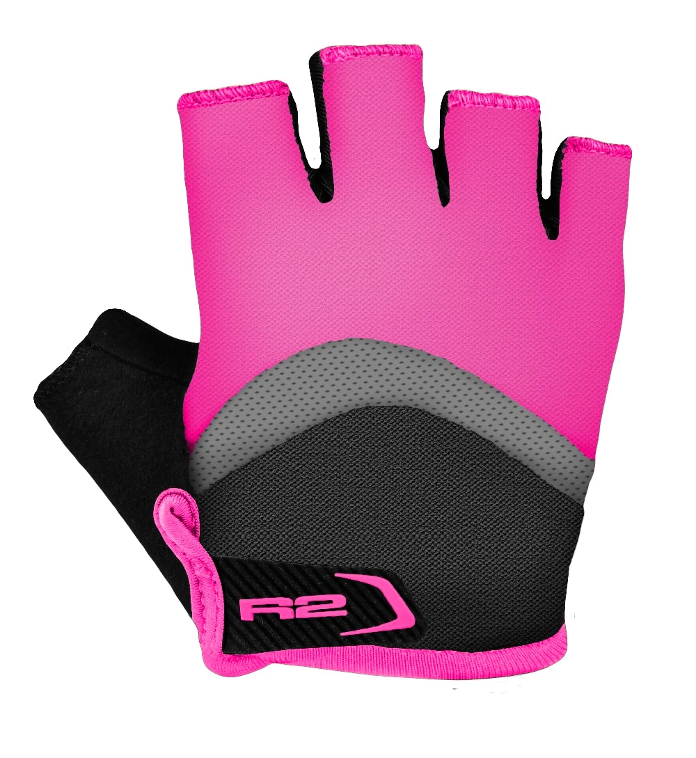 Dětské cyklistické rukavice R2  Loop pink 14 let