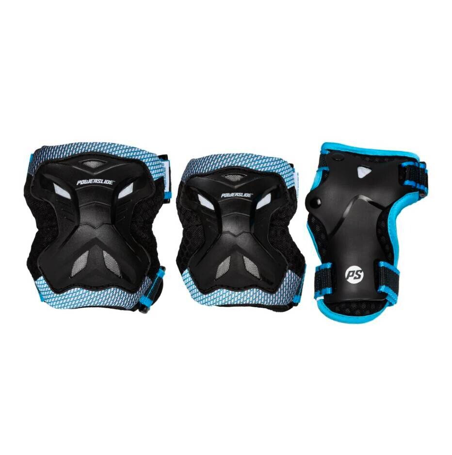 Dětské inline chrániče Powerslide  Kids Pro Boys II Set Black/Blue S - thumb (2)