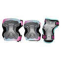 Dětské inline chrániče Powerslide  Kids Pro Girls II Set Grey/Pink
