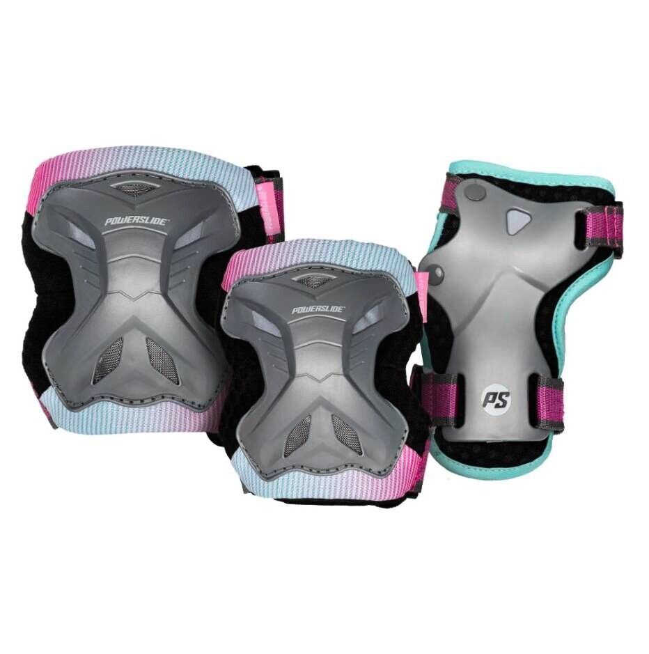 Product detail of Dětské inline chrániče Powerslide  Kids Pro Girls II Set Grey/Pink XS