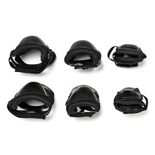 Dětské inline chrániče Rollerblade  Evo Pro Gear 3-Pack Black
