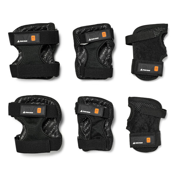Dětské inline chrániče Rollerblade  Evo Pro Gear 3-Pack Black XS - thumb (1)