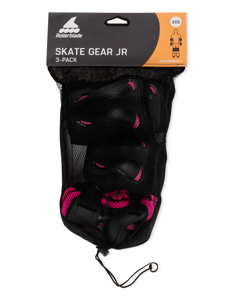 Dětské inline chrániče Rollerblade  Skate Gear Black/Pink 3XS - thumb (1)