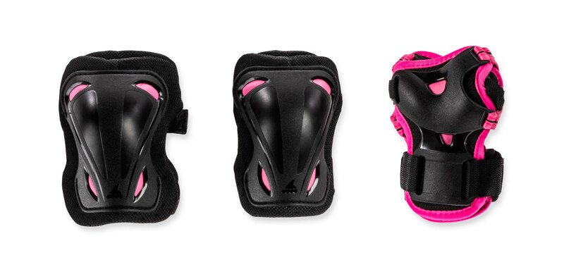 Dětské inline chrániče Rollerblade  Skate Gear Black/Pink XXS - thumb (0)