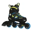 Dětské kolečkové brusle Fila  J-One Boy Combo 3-Set Blue/Lime