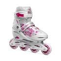 Dětské kolečkové brusle Roces  Jokey 3.0 Girl White/Pink