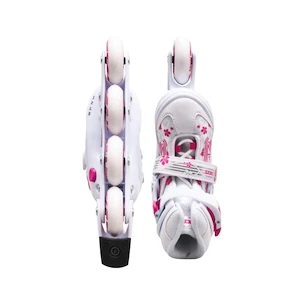 Dětské kolečkové brusle Roces  Jokey 3.0 Girl White/Pink