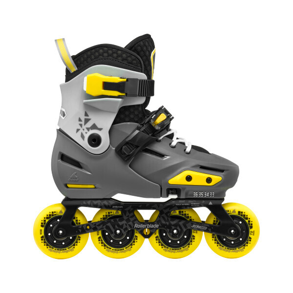 Dětské kolečkové brusle Rollerblade  Apex Charcoal/Yellow  EUR 33-36 - thumb (2)