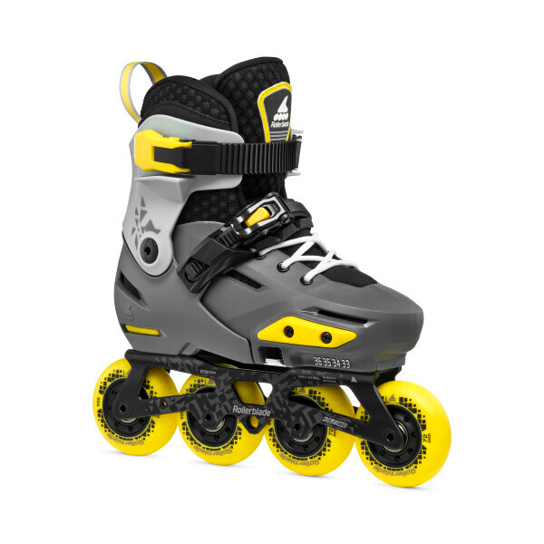 Product detail of Dětské kolečkové brusle Rollerblade  Apex Charcoal/Yellow  EUR 37-40