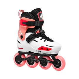 Dětské kolečkové brusle Rollerblade Apex Platinum/Coral