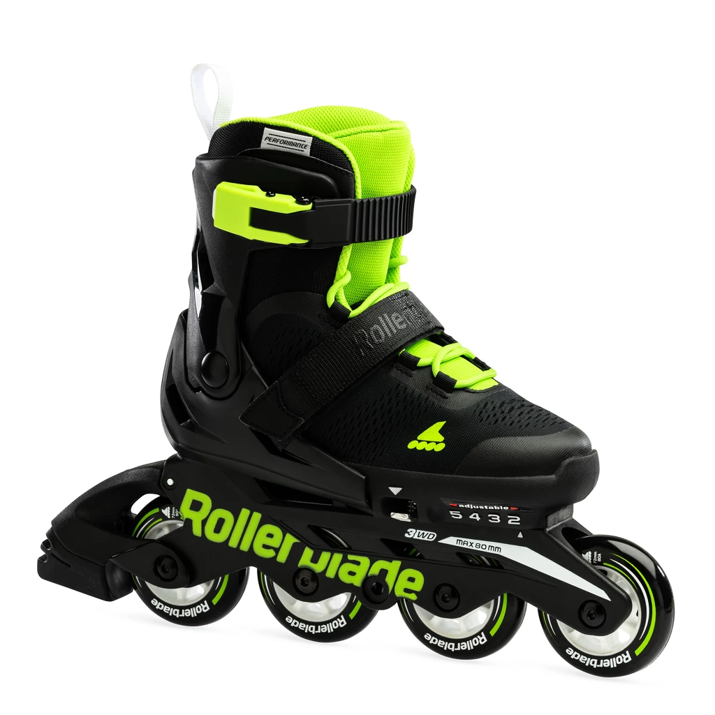 Dětské kolečkové brusle Rollerblade  Microblade Black/Green