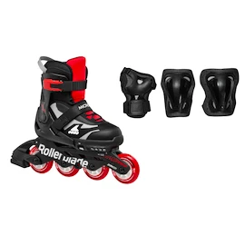 Dětské kolečkové brusle Rollerblade Microblade Combo Black/Red
