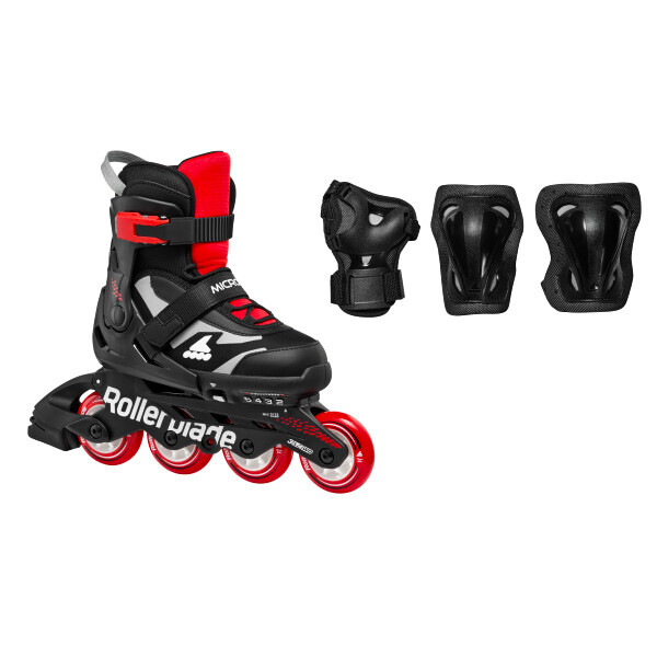 Product detail of Dětské kolečkové brusle Rollerblade  Microblade Combo Black/Red  EUR 36,5-40,5