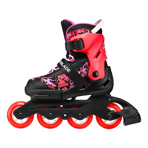 Dětské kolečkové brusle Rollerblade  Microblade SL Black/Coral