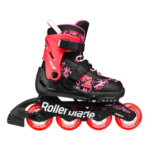 Dětské kolečkové brusle Rollerblade  Microblade SL Black/Coral
