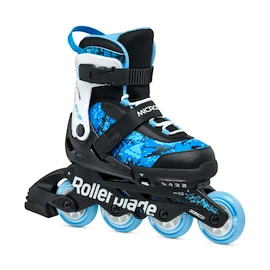 Dětské kolečkové brusle Rollerblade Microblade SL Black/Sky Blue