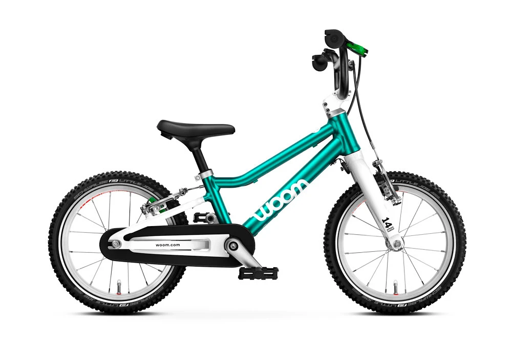 Dětské kolo Woom 2 GO Metallic Turquoise
