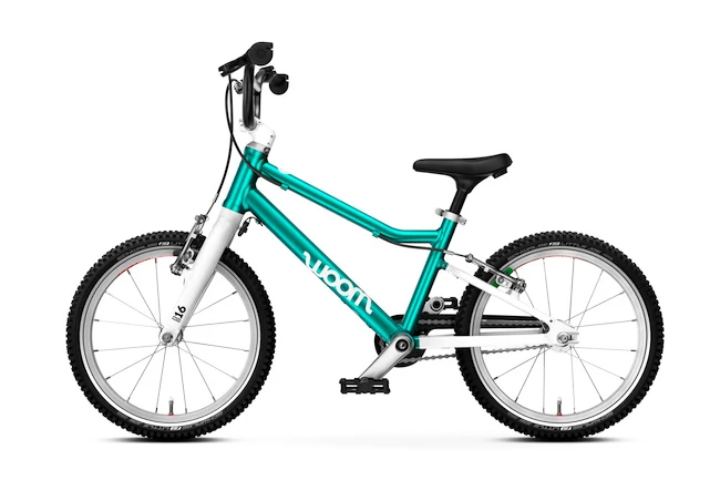 Dětské kolo Woom 3 Automagic GO Metallic Turquoise