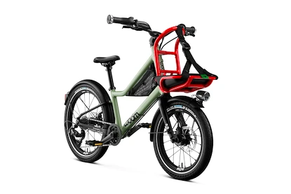 Dětské kolo Woom 5 Now Moss Green/Formular Red