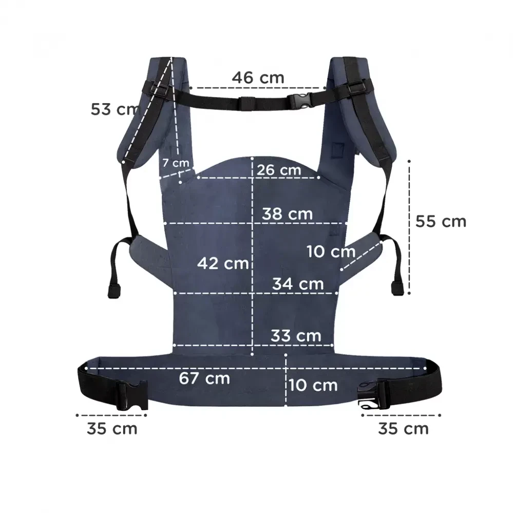 Dětské nosítko Kinderkraft  Nino Confetti Denim