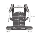 Dětské nosítko Kinderkraft  Nino Confetti Grey