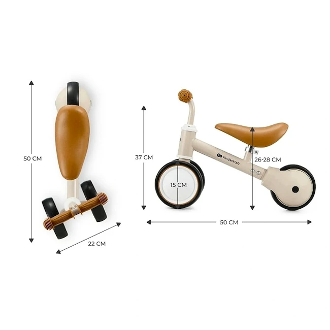 Dětské odrážedlo Kinderkraft Cutie Light Beige