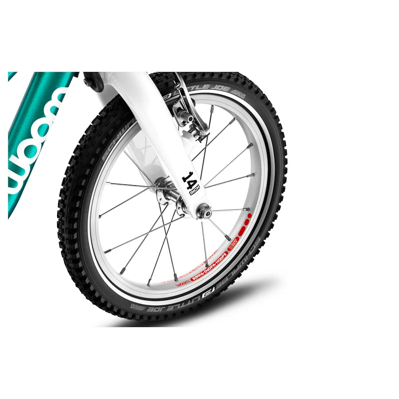 Dětské odrážedlo Woom 1 Plus GO Metallic Turquoise