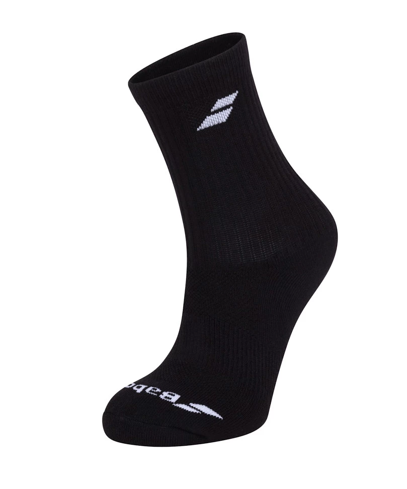 Dětské ponožky Babolat  3 Pairs Pack Junior Black  31/34