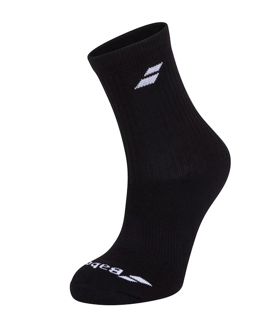 Dětské ponožky Babolat  3 Pairs Pack Junior Black  31/34