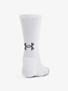 Dětské ponožky Under Armour  3pk Crew Yth-WHT