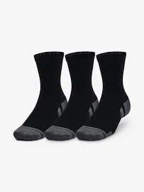 Dětské ponožky Under Armour Performance Cotton 3p Mid-BLK